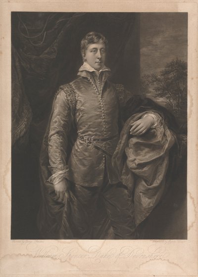 William Spencer, Duke of Devonshire by Charles Turner