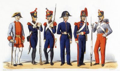 Uniforms of French Army: Military Craftsmen by Charles Vernier