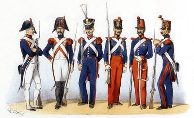 Uniforms of French Army: Veterans by Charles Vernier