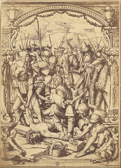 Christ Nailed to the Cross by Charles Von Bouell