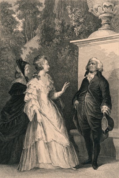 Queen Marie Antoinette and Mirabeau by Charles W. Sharpe