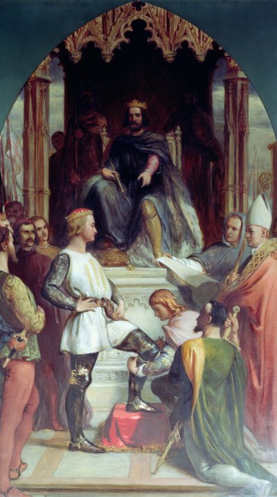 Edward the Black Prince (1330-76) by Charles West Cope