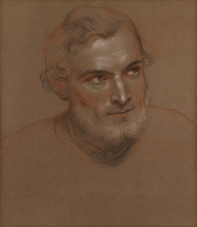 Head of a Man by Charles West Cope