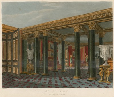 The Lower Vestibule, Carlton House, London by Charles Wild