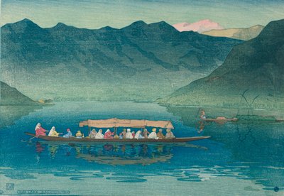 Dal Lake, Kashmir by Charles William Bartlett