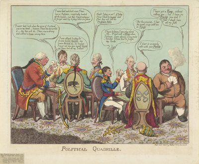 Political Quadrille, 1806 by Charles Williams