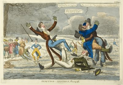Skating Dandies, Showing Off by Charles Williams