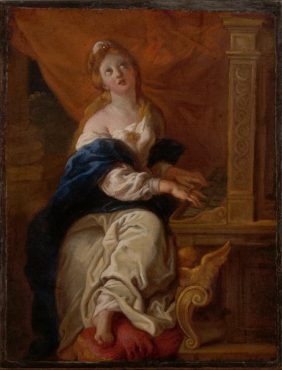Saint Cecilia by Charles de la Fosse