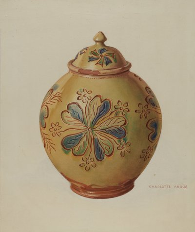 Jar with Cover by Charlotte Angus