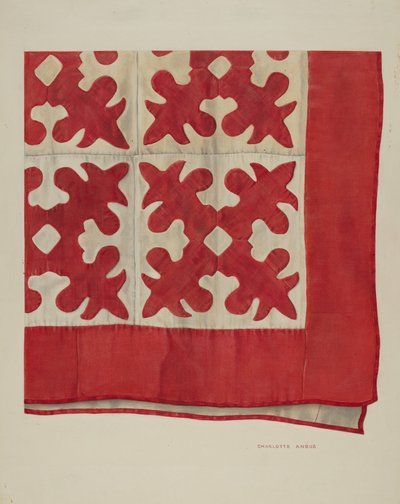 Oak Leaf Pattern Quilt by Charlotte Angus