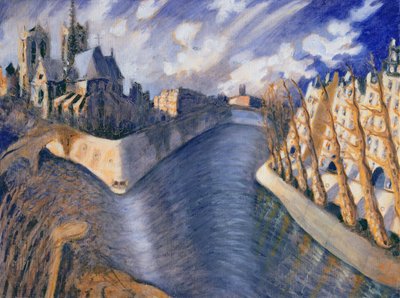 Notre Dame Cathedral, Paris by Charlotte Johnson Wahl