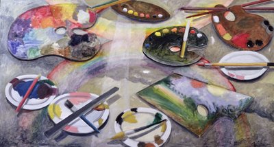 Spectrum of Artists Palettes by Charlotte Moore