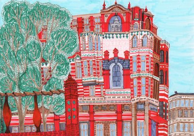 Badstraße in Wedding, 2017 by Charlotte Orr