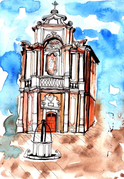 Building in Siena, 2020 by Charlotte Orr
