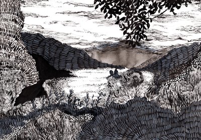 Misty Landscape, 2020 by Charlotte Orr