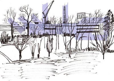 Sketchy Landscape, 2021 by Charlotte Orr