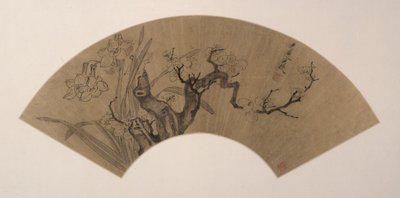 Plum Blossoms and Narcissus by Chen Hongshou