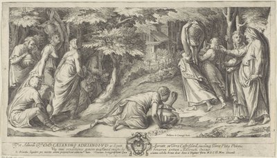 The Israelites Fleeing from Egypt by Cherubino Alberti