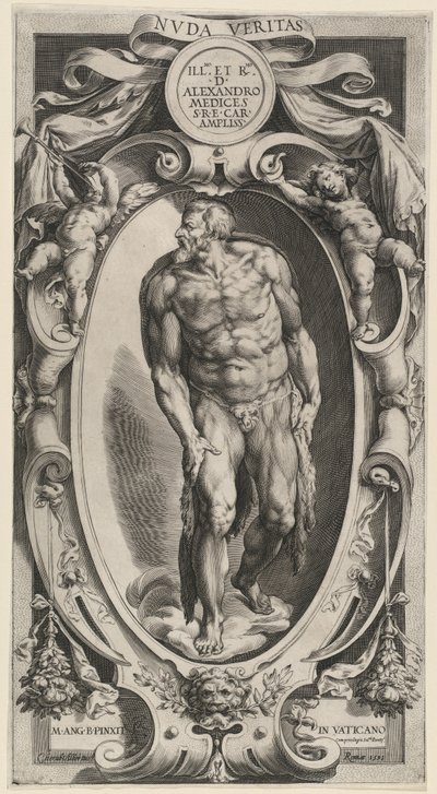 Saint John the Baptist by Cherubino Alberti after Michelangelo