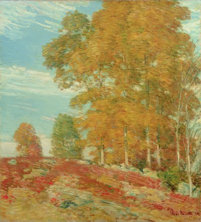 Autumn Hilltop, New England by Childe Frederick Hassam