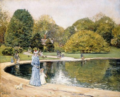 Central Park by Childe Frederick Hassam