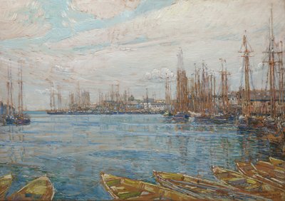 Harbor of a Thousand Masts by Childe Frederick Hassam