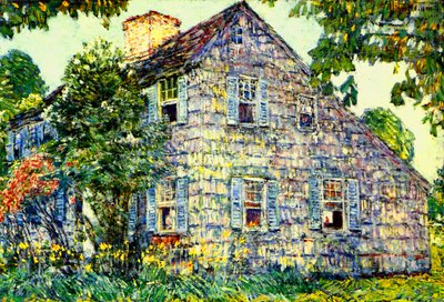 Old House, East Hampton by Childe Frederick Hassam