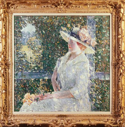 Portrait of Miss Weir by Childe Frederick Hassam