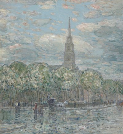 St. Mark’s in the Bowery by Childe Frederick Hassam