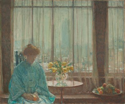 The Breakfast Room, Winter Morning by Childe Frederick Hassam