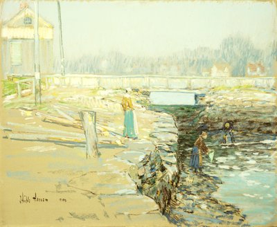The Mill Dam, Cos Cob by Childe Frederick Hassam