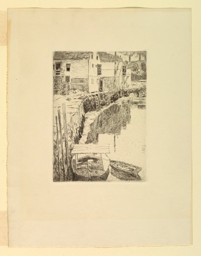 Harbor: Cos Cob, Connecticut by Childe Hassam