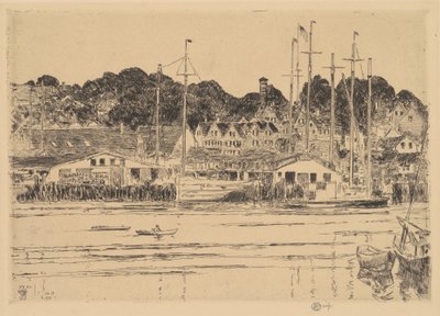 Inner Harbor, Gloucester by Childe Hassam