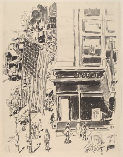 Lafayette Street by Childe Hassam