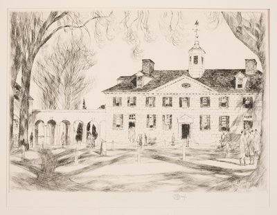 Mt. Vernon, 1925 by Childe Hassam