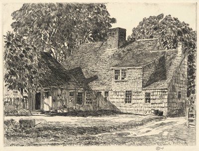 Old Dominy House, Easthampton by Childe Hassam