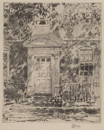 Portsmouth Doorway by Childe Hassam
