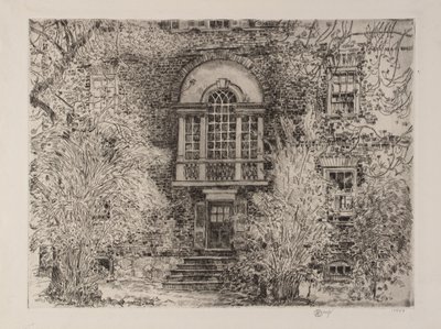Spring in Annapolis (Chase House Garden) by Childe Hassam