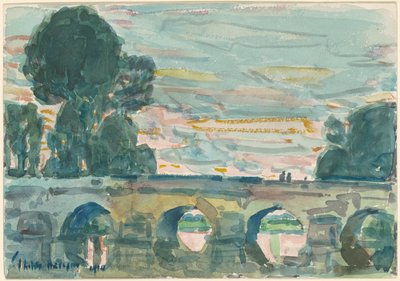 The Bridge at Grez by Childe Hassam