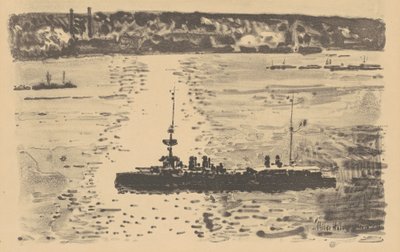 The French Cruiser by Childe Hassam