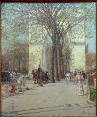 Washington Arch, Spring by Childe Hassam