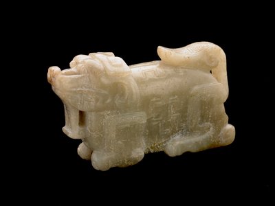 Animal reclining, 1700-1800 by Chinese School