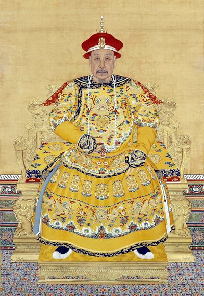 Emperor Qianlong in Old Age (1711-1799) by Chinese School