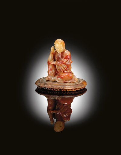 Figure of a Luohan by Chinese School