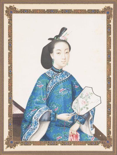 Framed portrait of Howqua