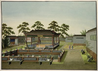 Garden Scene, c.1820-40 by Chinese School
