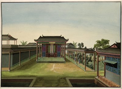 Garden Scene, c.1820-40 by Chinese School