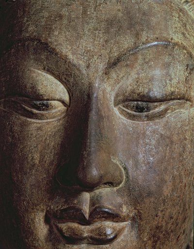 Head of a Bodhisattva by Chinese School