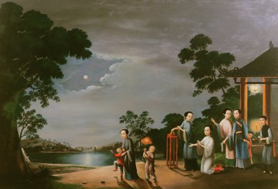 Mid-Autumn Moon Festival, c.1800 by Chinese School