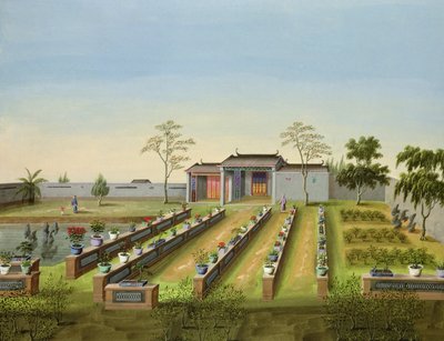 Nursery Garden, c.1820-40 by Chinese School